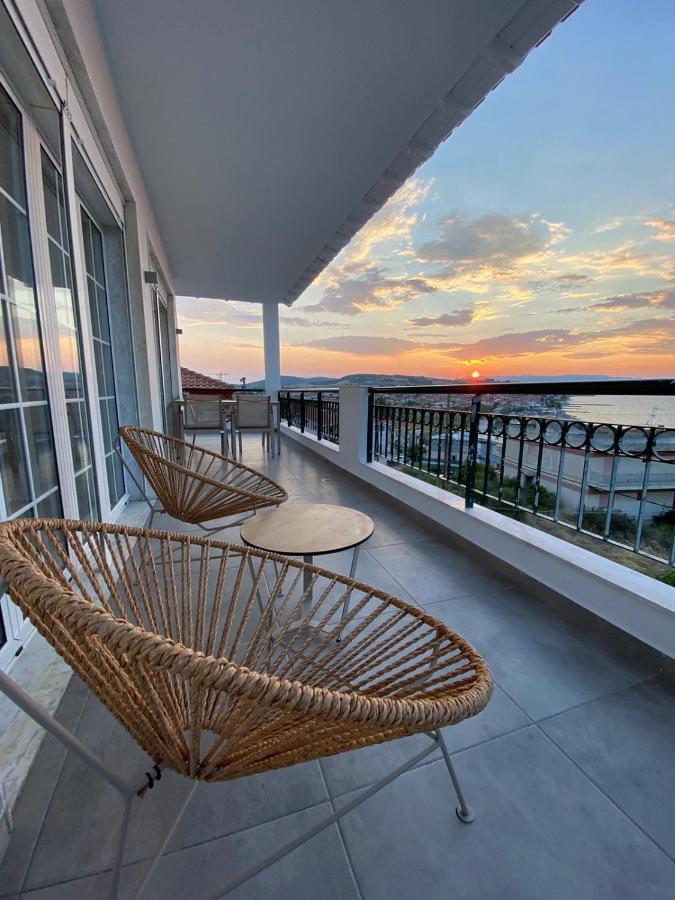 Villa Eleni Greece - Wonderful Sea View Studios Néa Ródha Exterior foto