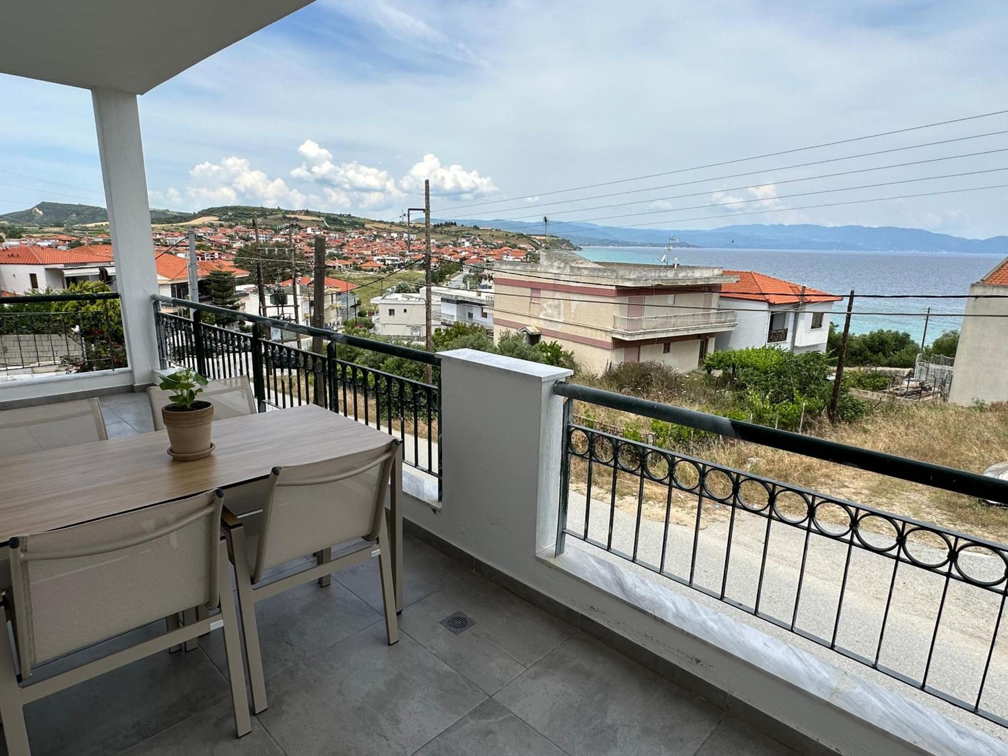 Villa Eleni Greece - Wonderful Sea View Studios Néa Ródha Exterior foto