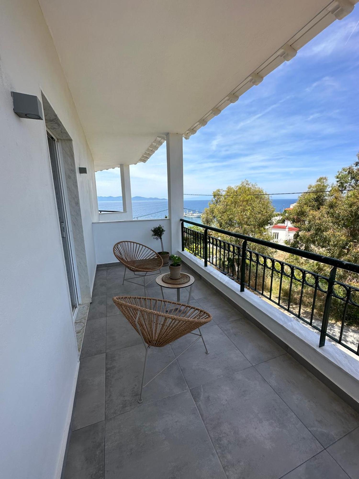 Villa Eleni Greece - Wonderful Sea View Studios Néa Ródha Exterior foto